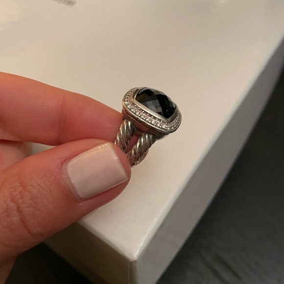David Yurman Black Onyx Albion Ring - Picture 4 of 7